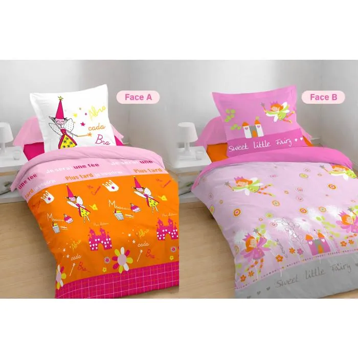 Couette Tempérée Microfibre Fée / Fairy - 1 Personne 140 X 200 - Toutes Saisons - Mortreux Marque