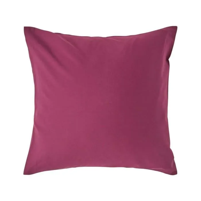 Taie D'oreiller 40x40cm Bordeaux Coton Égyptien 200tc Homescapes