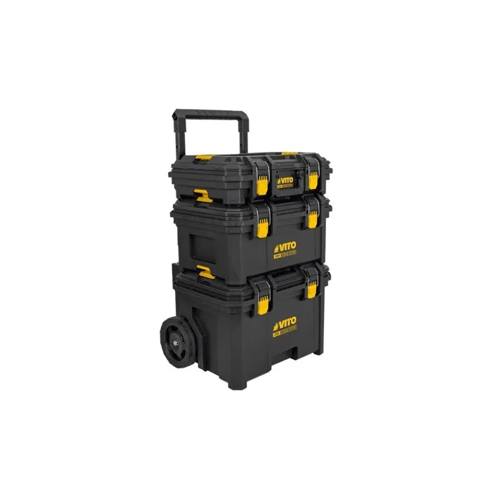 Chariot à outils XL sur roues L x P x H: 58 x 48 x 85 cm Valises d'atelier Amovibles et modubables VITO