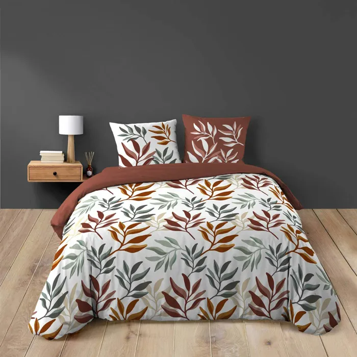 Parure De Lit 3 Pièces "makao" 240x220cm Multicolore