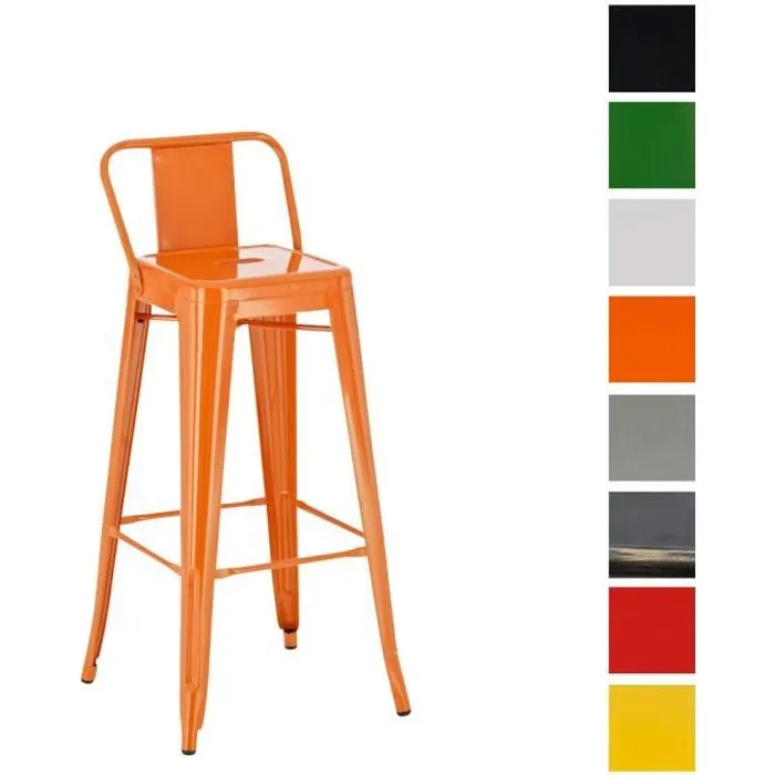 Tabouret De Bar Mason Orange