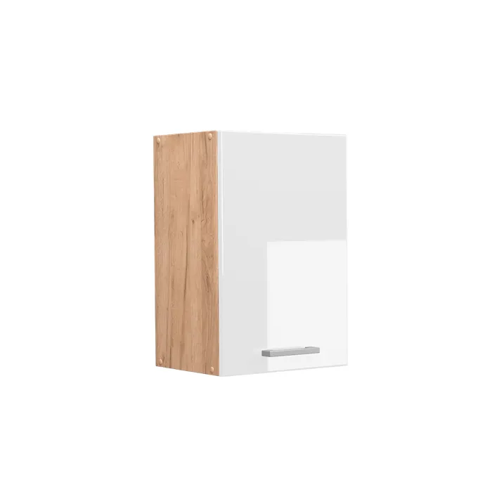 Vicco Elément haut de cuisine Blanc Haute brillance 40cm
