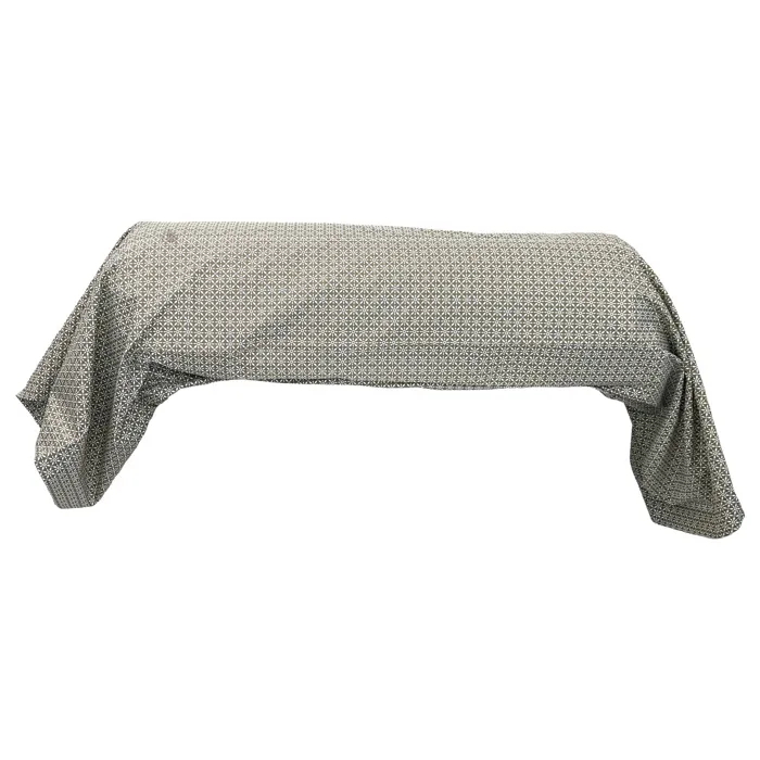 Taie De Traversin 140x43 Cm Percale Coton Longues Fibres Gabin Marron