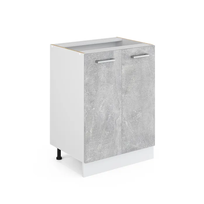 Vicco Meuble bas de cuisine Béton 60cm sans PT