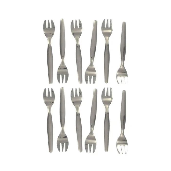 Lot De 12 Fourchettes À Huîtres Spécialités Culinaires