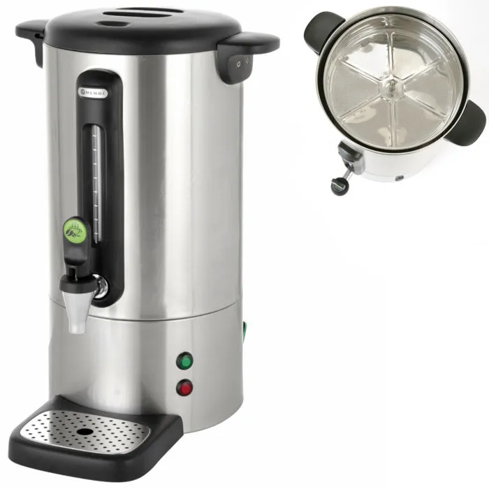 Cafetière À Percolateur Avec Robinet Anti-goutte, Acier, Concept Line, 7 L - Hendi 211434