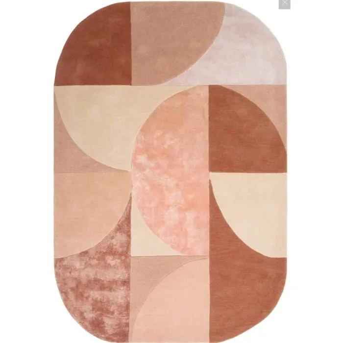 Tapis salon et chambre moderne en laine LAVO 160x230 cm