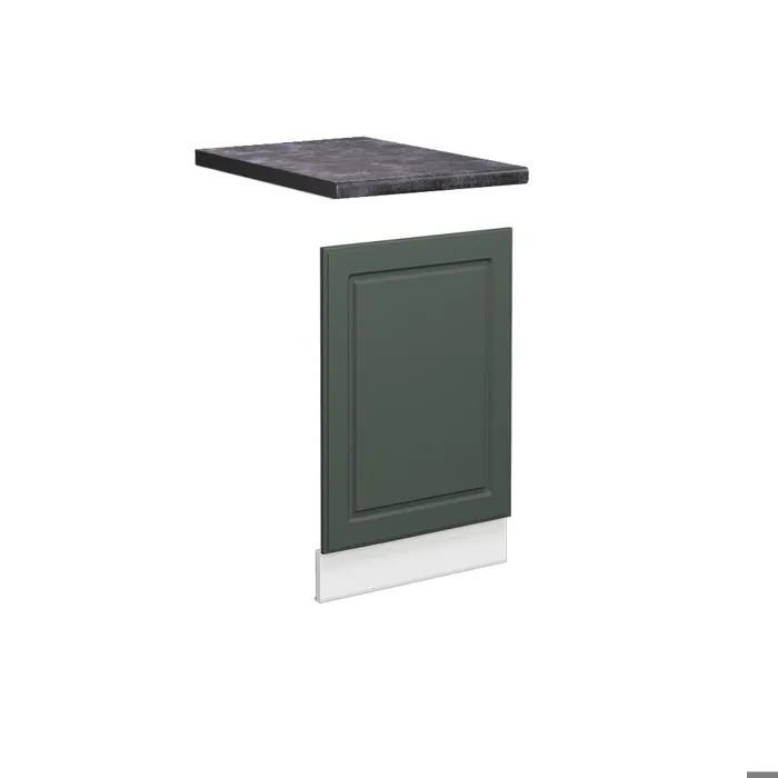 Vicco Façade Vert Or Campagne/Blanc 45cm plan de travail Anthracite
