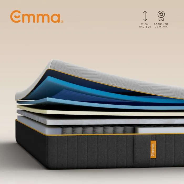 Emma Matelas Emma Original Elite 90x200 Cm Allègement De La Pression Adaptation Instantanée