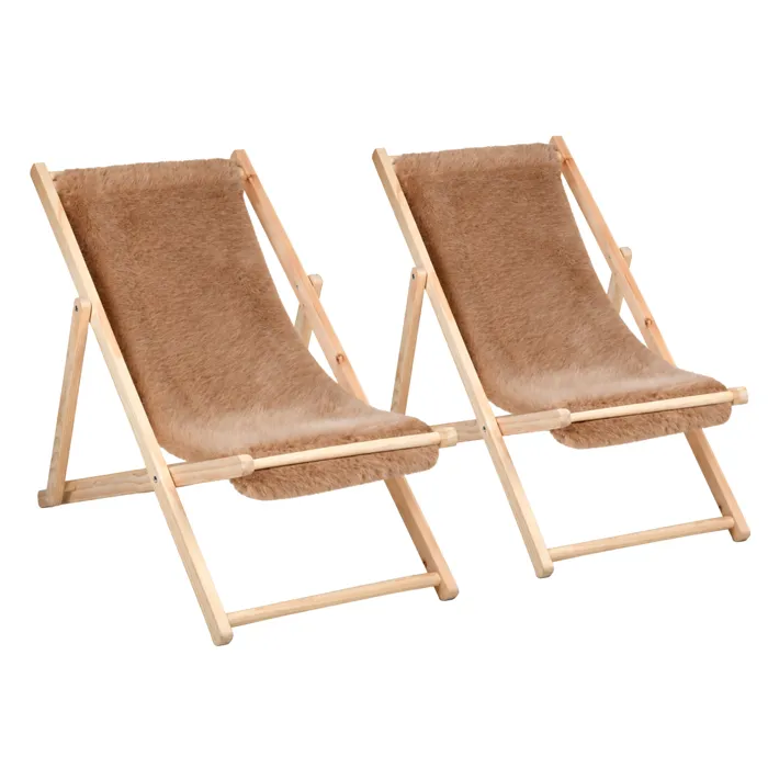 Lot De 2 Chiliennes Au Style Chalet