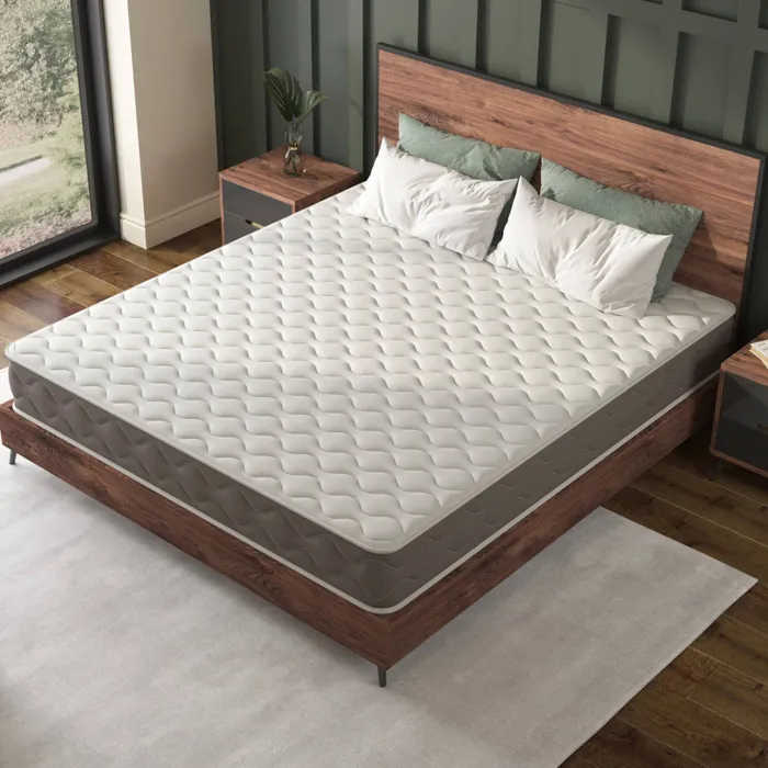 Matelas Double,blanc,200x180h25 Cm