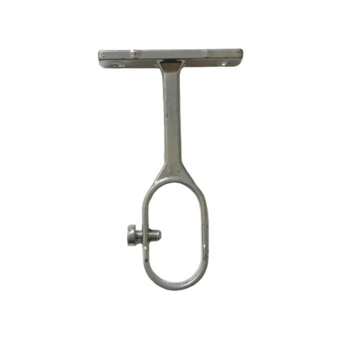 Support Oeil Ovale en Aluminium - Tringle Penderie diamètre 20 mm