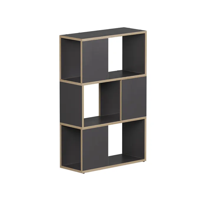 Vicco Séparateur de pièce anthracite/chêne 60x94cm
