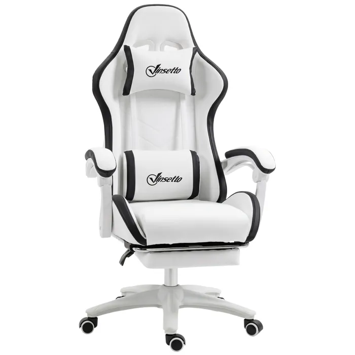 Chaise De Bureau Gaming Inclinable Réglable - Coussins Inclus