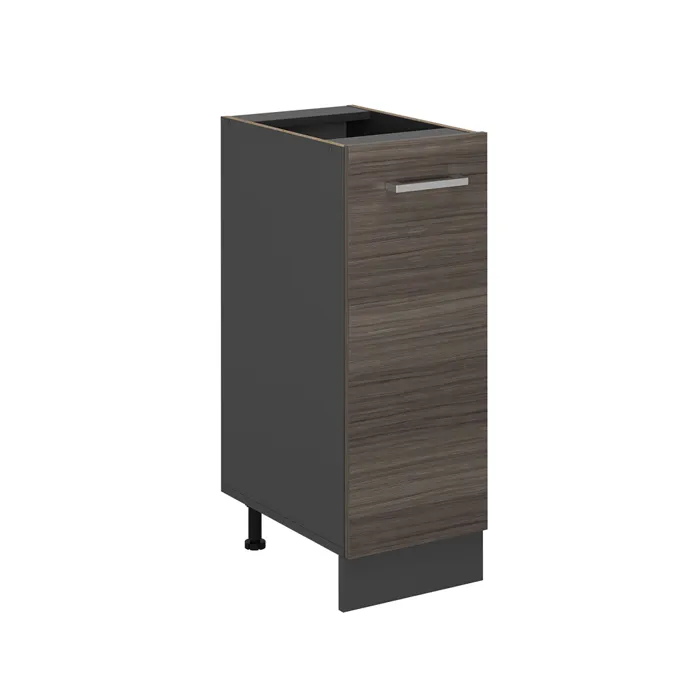 Vicco Armoire basse Gris noble 30cm sans PT
