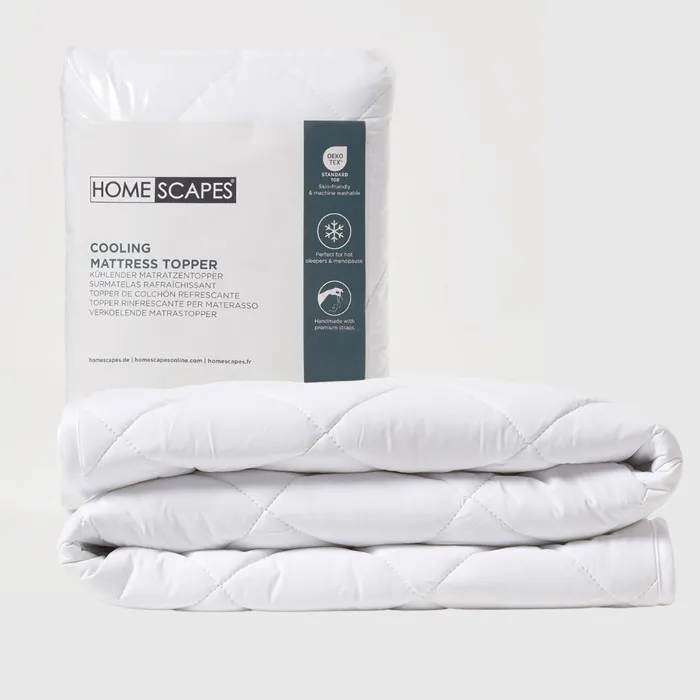 Surmatelas Rafraichissant 135x190cm Homescapes