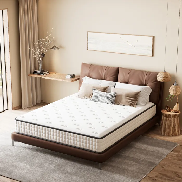Dewinner - Matelas Hybride 120x190 Cm - Épaisseur 30 Cm - Soutien Moyen-ferme - Ressorts Ensachés Et Mousse À Mémoire De Forme - Tissu Respirant