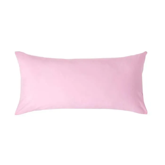 Taie D'oreiller 40x80cm Rose Coton Égyptien 200tc Homescapes