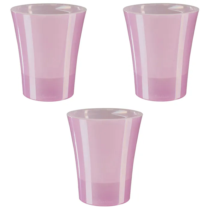 Lot de 3 pots pour orchidées avec réserve d'eau - Arte-dea rose transparent 2 litres GT Garden