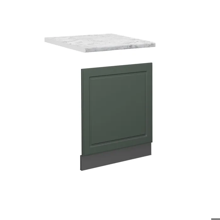 Vicco Façade Vert Or Campagne/Anthracite 60cm plan de travail Marbre