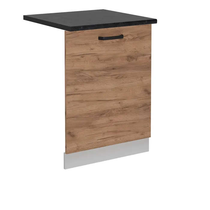 Vicco Panneau de lave-vaisselle Chêne de force doré 60cm, PT Anthracite