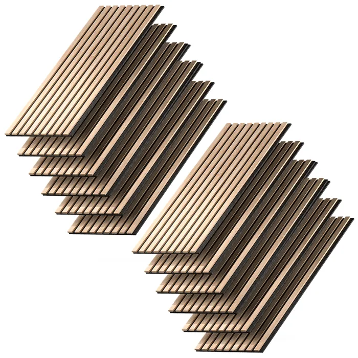 Panneau acoustique 12 pièces chêne 120x40cm