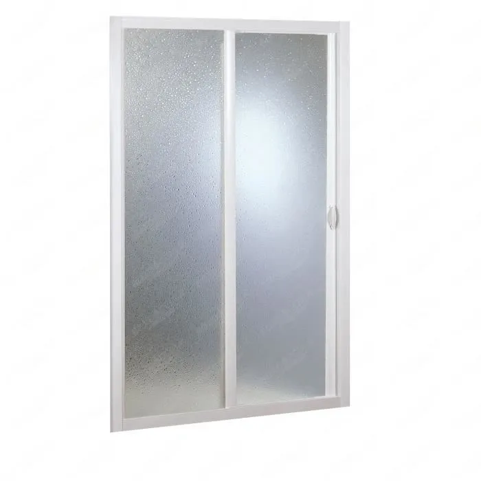 Paroi douche 100 CM en acrylique mod. Smart avec ouverture laterale