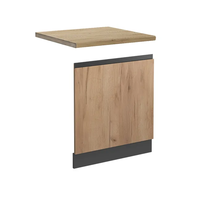 Vicco Façade Chêne doré/Anthracite 60cm plan de travail Chêne doré