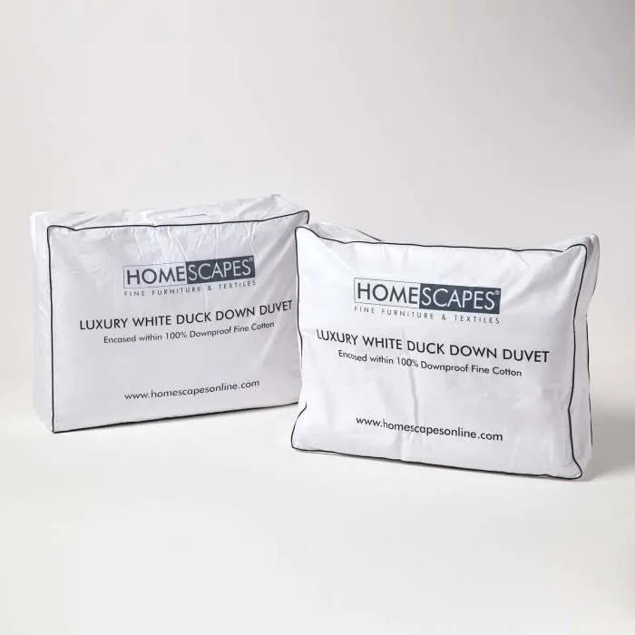 Couette 4 Saisons Plus Premium 200x200cm - 60% Duvet De Canard - Homescapes