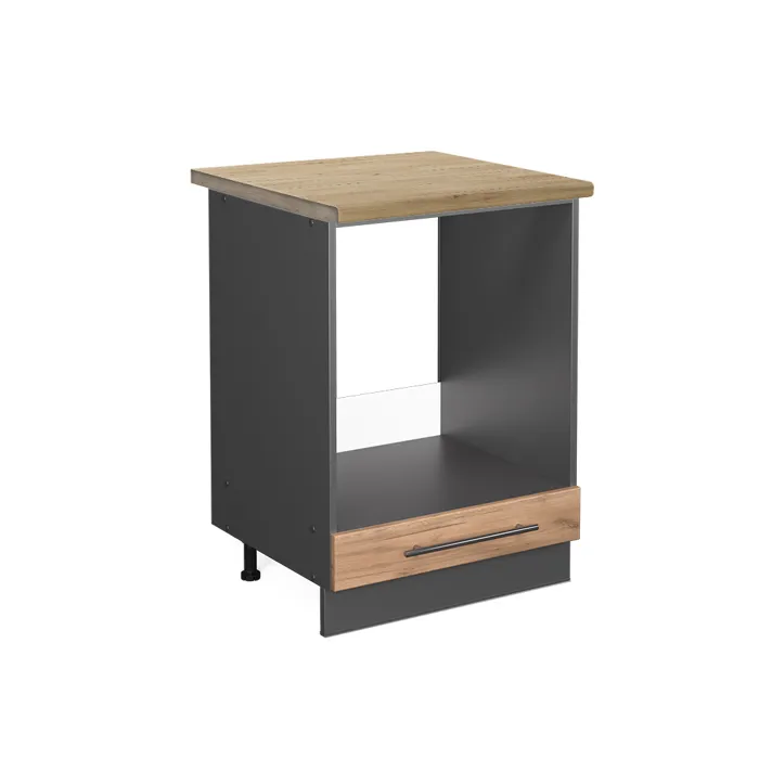 Vicco Meuble pour four Chêne de force doré 60cm, PT Chêne