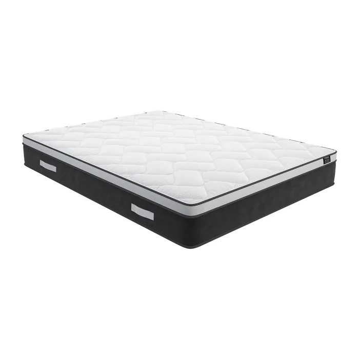 Matelas 200 x 200 cm hybride ressorts ensachés et mémoire de forme ép.25cm - ASTRIA Art Collection de YSMÉE