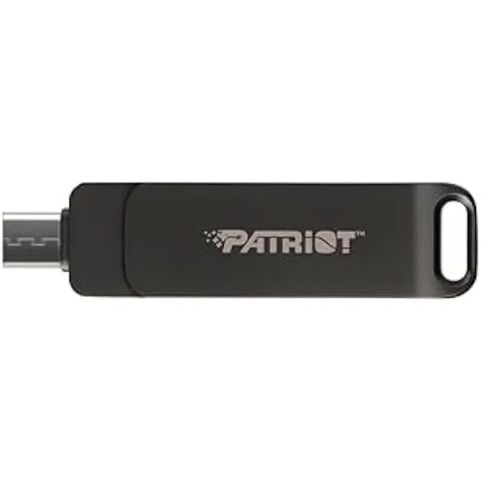 Cle Usb Patriot Rage R550 512 Go 100 Mo/s Usb A+c Rotative (pe512gr550dsad) Noir