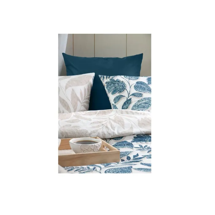Housse De Couette En Percale De Coton Motif Vegetal