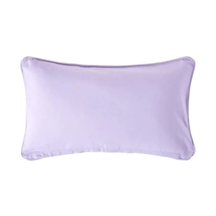 Housse De Coussin Uni Mauve, 30x50cm - Homescapes