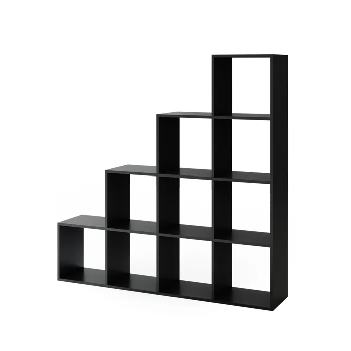 Vicco Étagère Noir 142.5x140cm