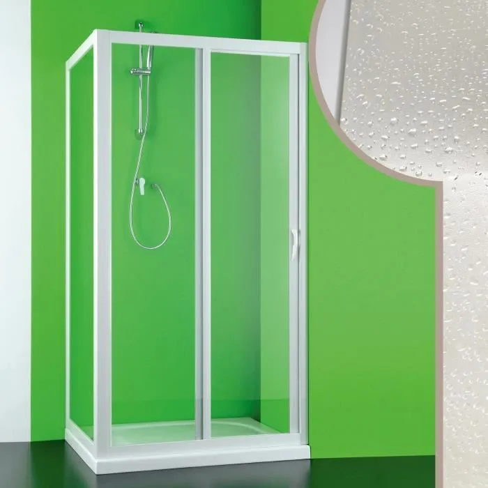 Cabine douche 70x120 CM en acrylique mod. Mercurio avec ouverture laterale