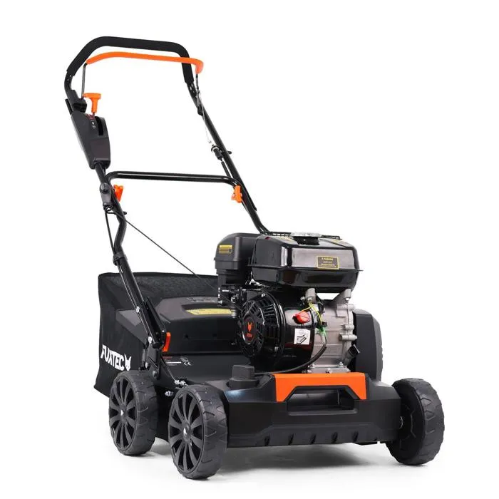 Scarificateur A Gazon Thermique - Fuxtec Fx-bv240 - 212cm3 Largeur 40cm Sac 45l 18 Lames 24 Griffes