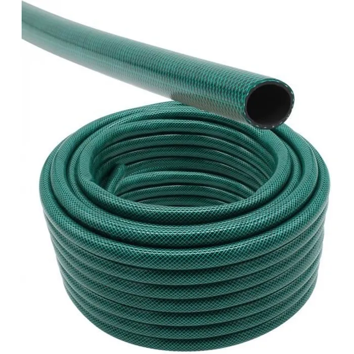 Tuyau d'arrosage - 25 m - Diam 15 mm - vert - Linxor