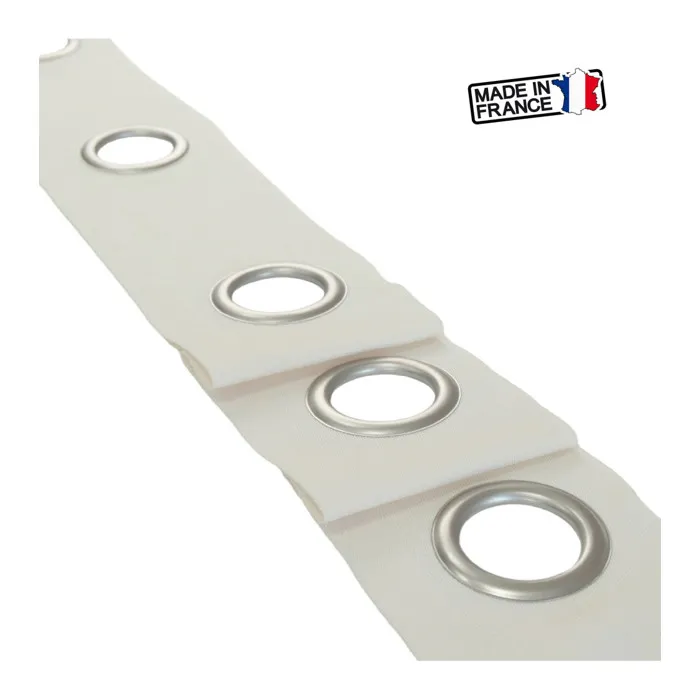Bande à Oeillets pour Rideau - Vente au Mètre - Nickel diamètre 40 mm