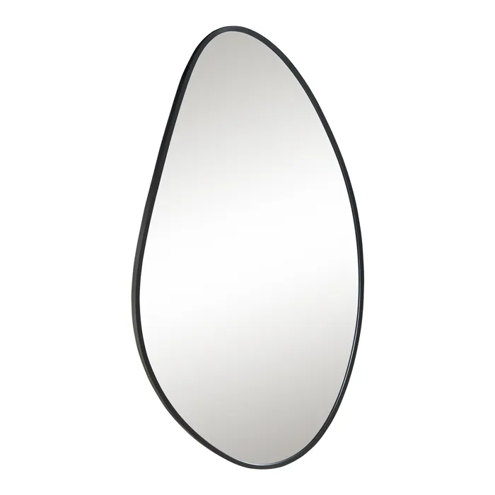 Miroir mural Orland 82 x 46 cm noir en.casa
