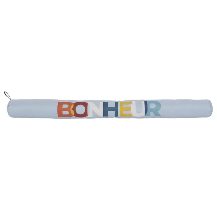 Boudin de porte en polyester avec message collection COLOR bleu