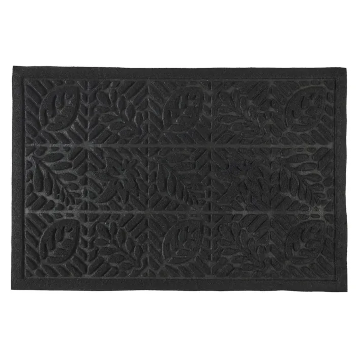 Tapis d'entrée - JE CHERCHE UNE IDEE - Anti-dérapant - Noir