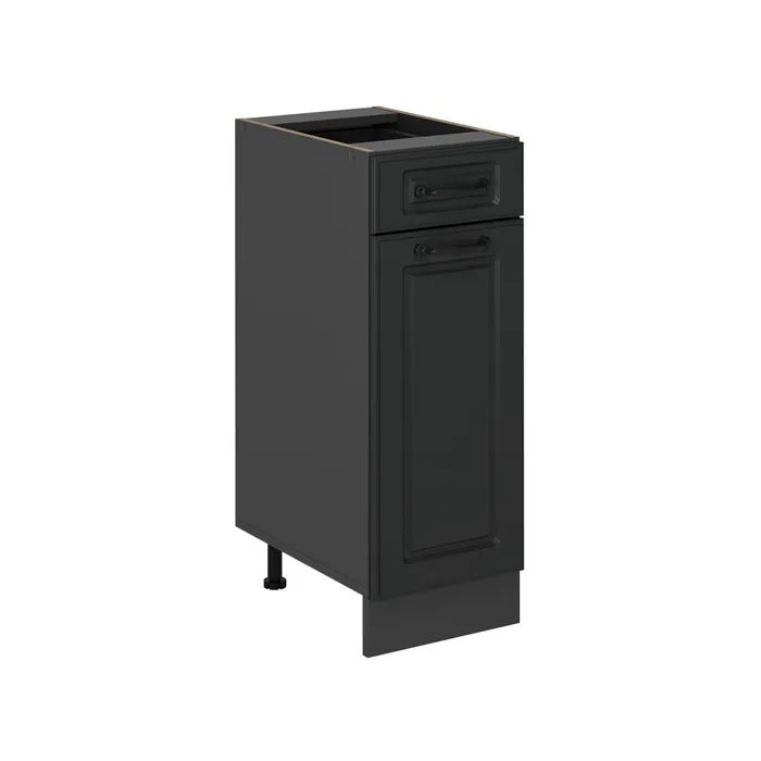 Vicco Meuble cuisine Anthracite campagne 30cm sans PT