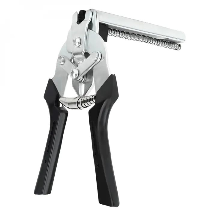 Pince à agrafes rapides pour grillage, clôture - Noir - Linxor