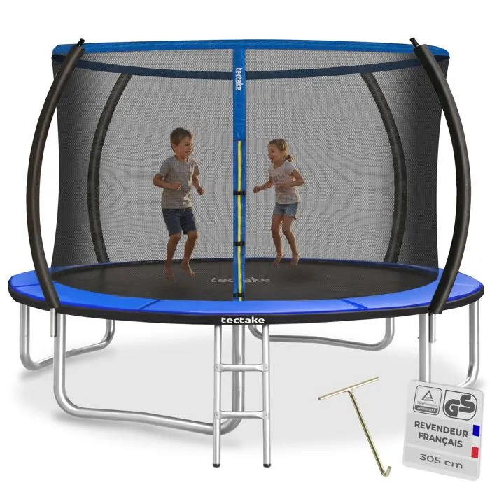 Trampoline Avec Filet De Sécurité Et Échelle D'accès 305cm De Diamètre