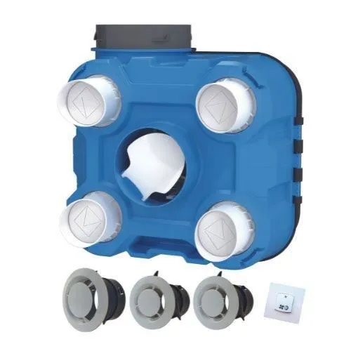 Vmc simple flux autoréglable avec détection d'humidité Autogyre Calibri Perf