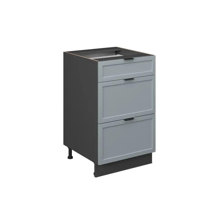 Vicco Meuble cuisine Bleu clair-gris 50cm sans PT