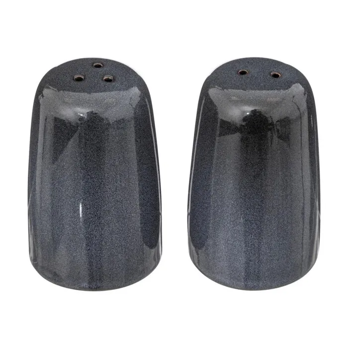 Salière & Poivrière "callie" En Céramique Bleu - Sg Secret De Gourmet