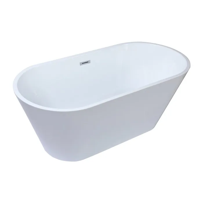 Baignoire îlot design - 150 x 70 x 58 cm - Blanche - 201 L - TWIGGY