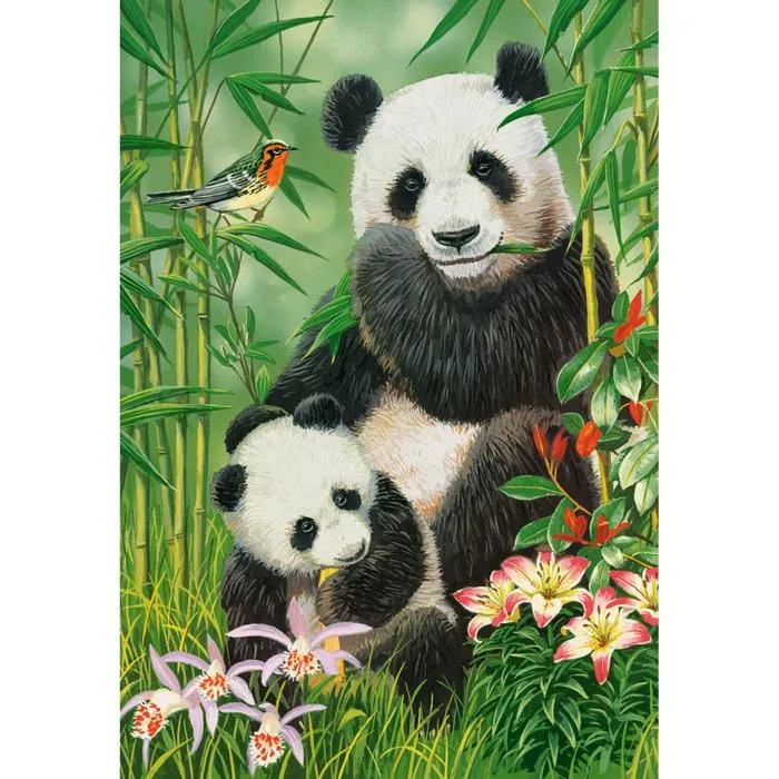 Castorland Puzzle Panda-brunch - Puzzle 1000 Pièces Panda